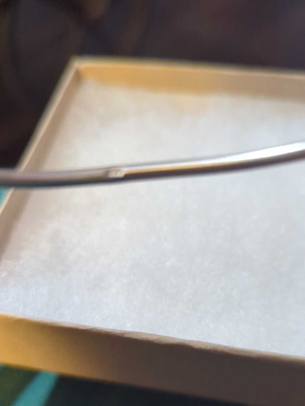 Set of 7 sterling silver open bangle bracelets. - Picture 2 of 3